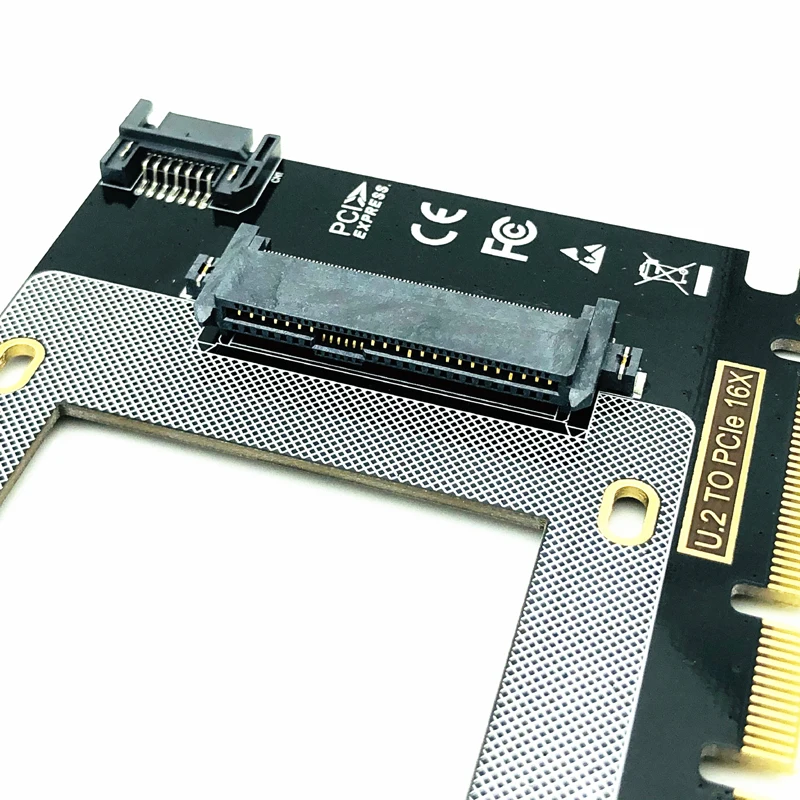новый pci e pcie3 0 x4x8x16 для u 2 sff 8639 адаптер pcie дл