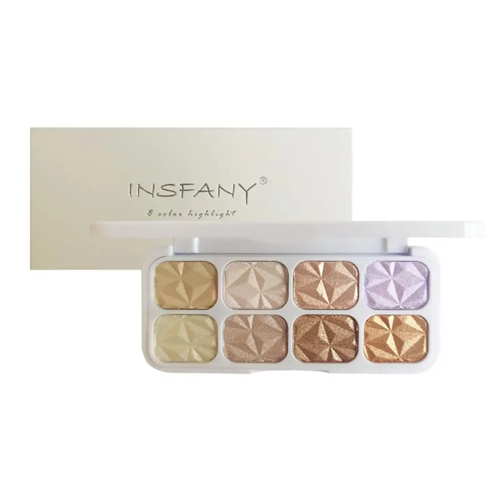 

8 Colors Diamond Glitter Highlighter Diamond Highlighter Makeup Gel Face And Body Brighten Glitter Natural Contour Makeup