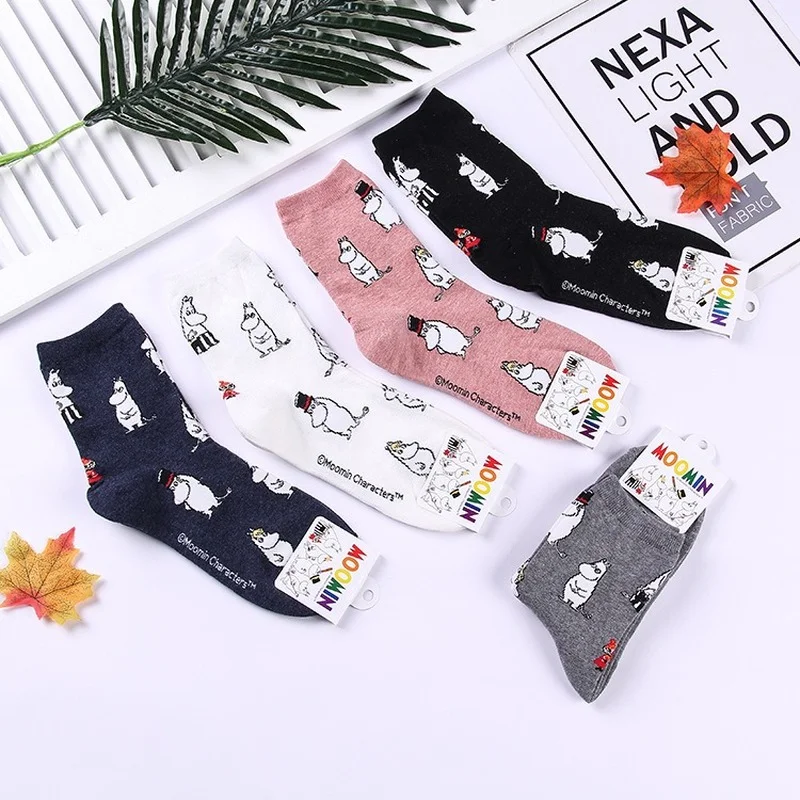 

Mu Ming Sock Woman Animal Women Socks Warm Cotton Streetwear High Quality Korean Creative Long Trendy Casual Movement Calcetines