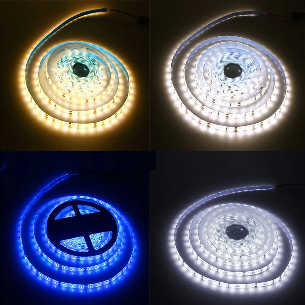 

2835 LED Strip Light 2835 LED Strip Light 12V Waterproof 30/60LED/m Flexible LED Ribbon Home Decoration Warm White Blue