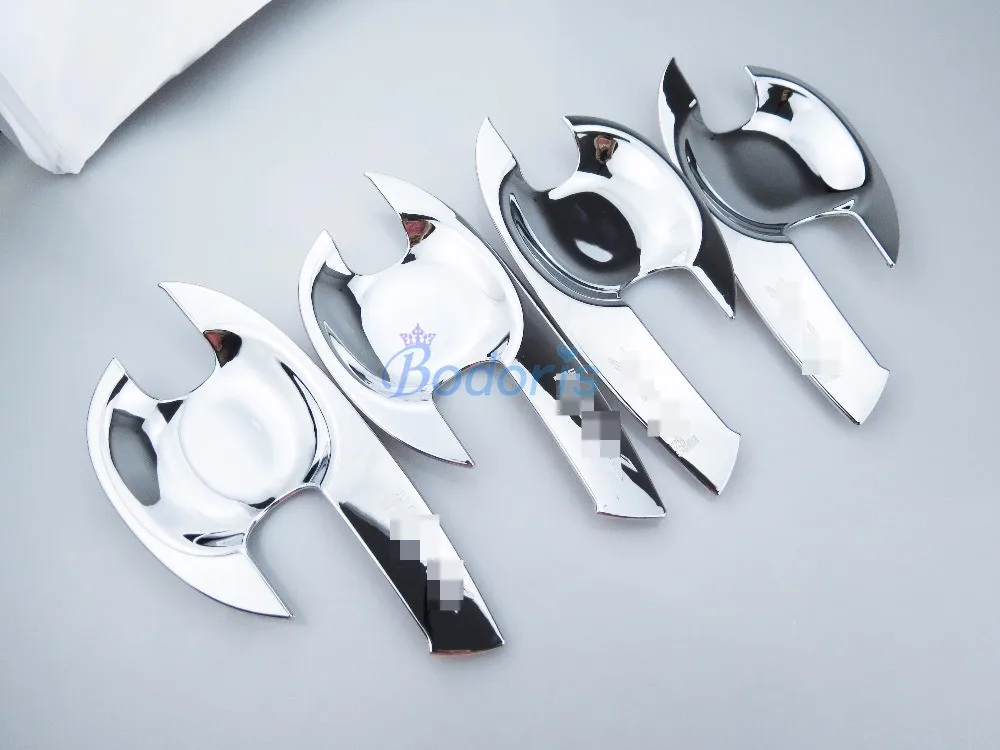 Хромированная накладка на дверную ручку и вставка в чашу накладная панель