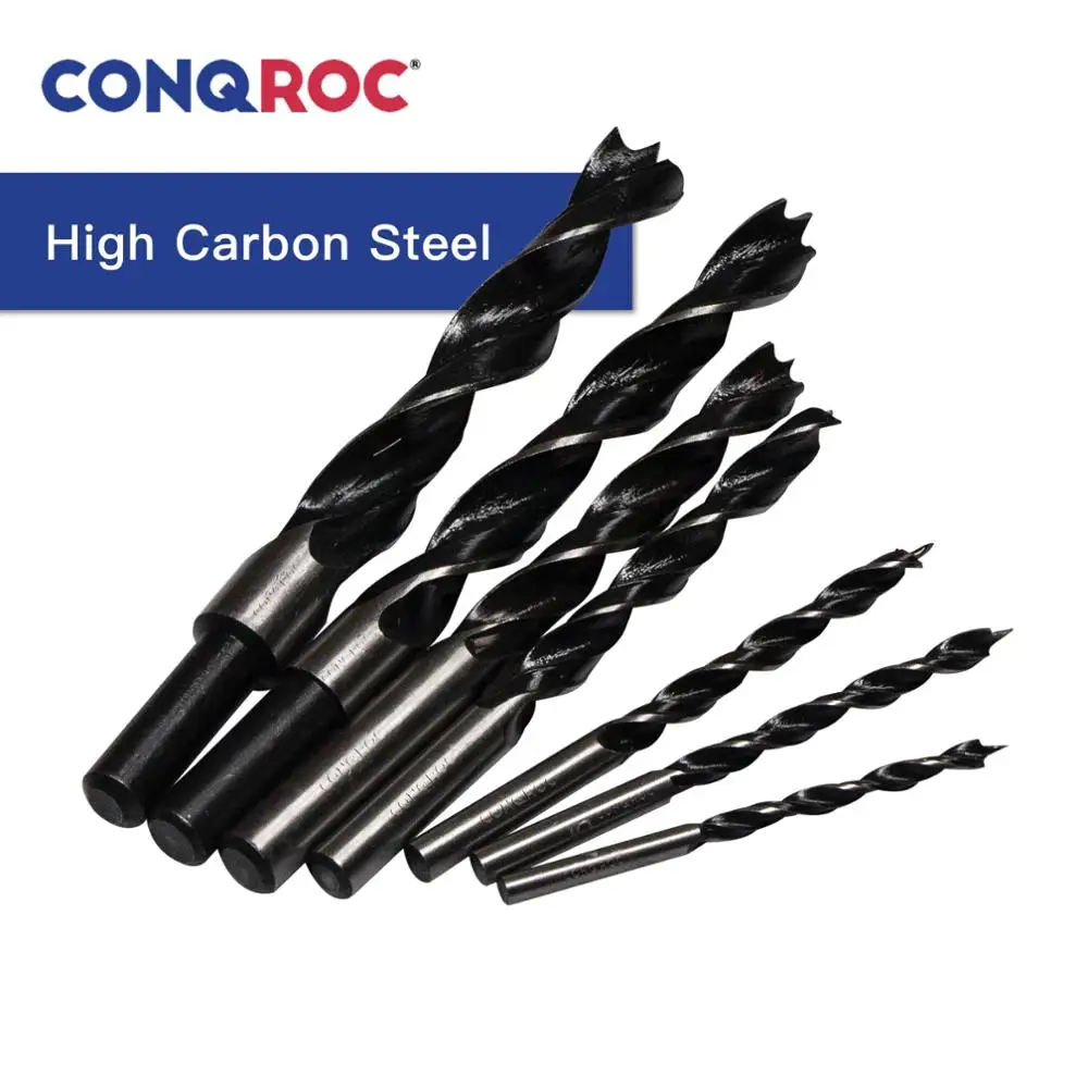 Набор сверл комплект из 7 насадок высокоуглеродистой стали 4 мм 5 6 8 10 12 14 мм|Сверла|