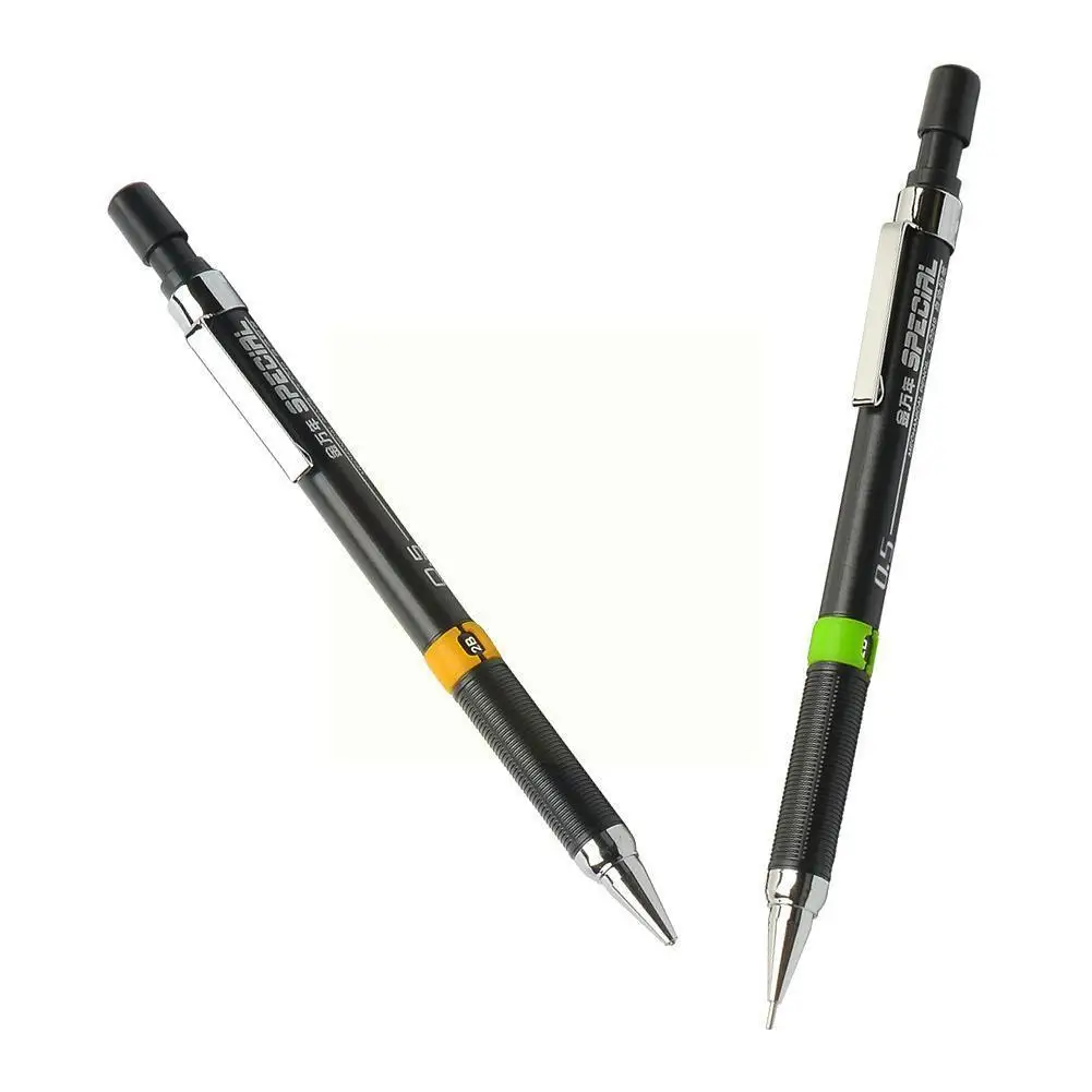 

1 Pieces Fine Automatic Pen 0.5/0.7mm Student Mechanical School Kids Supplies Sketch Pencil Style Automatic Stationery Draw W5F0