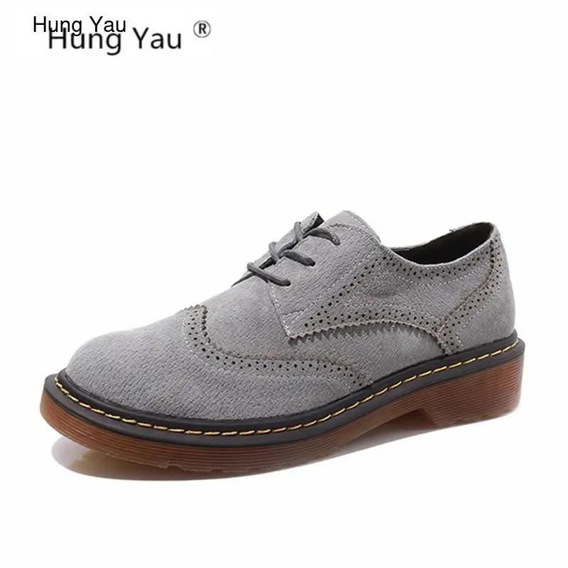 Hung Яу Обувь с перфорацией туфли-оксфорды Женские туфли-лодочки Женская обувь из