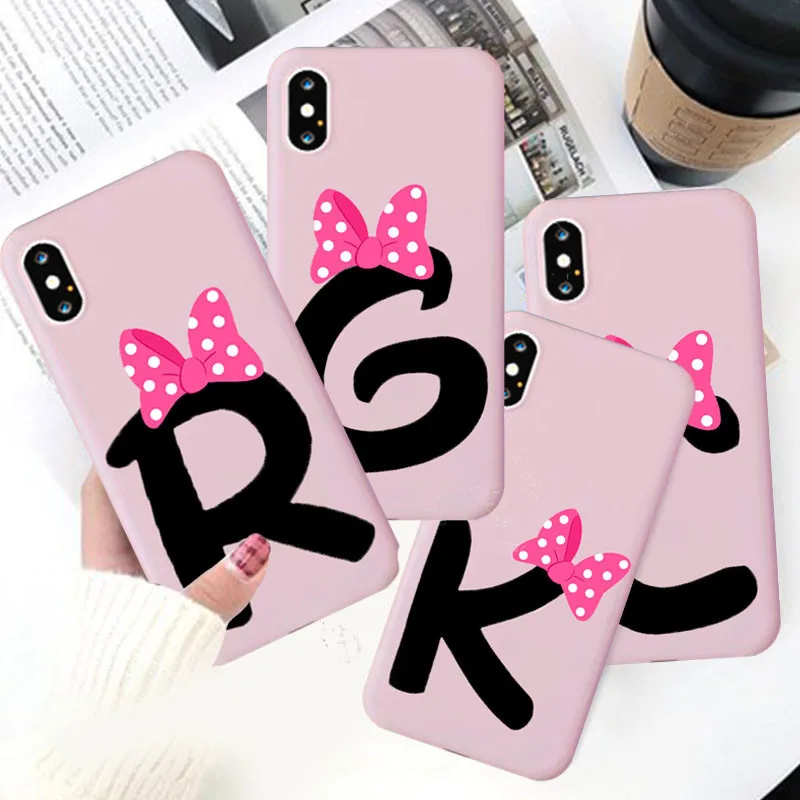 Буквы A B C D мягкий силиконовый чехол для мобильного телефона Iphone 11 Pro Max 6s Plus 7 7Plus 8