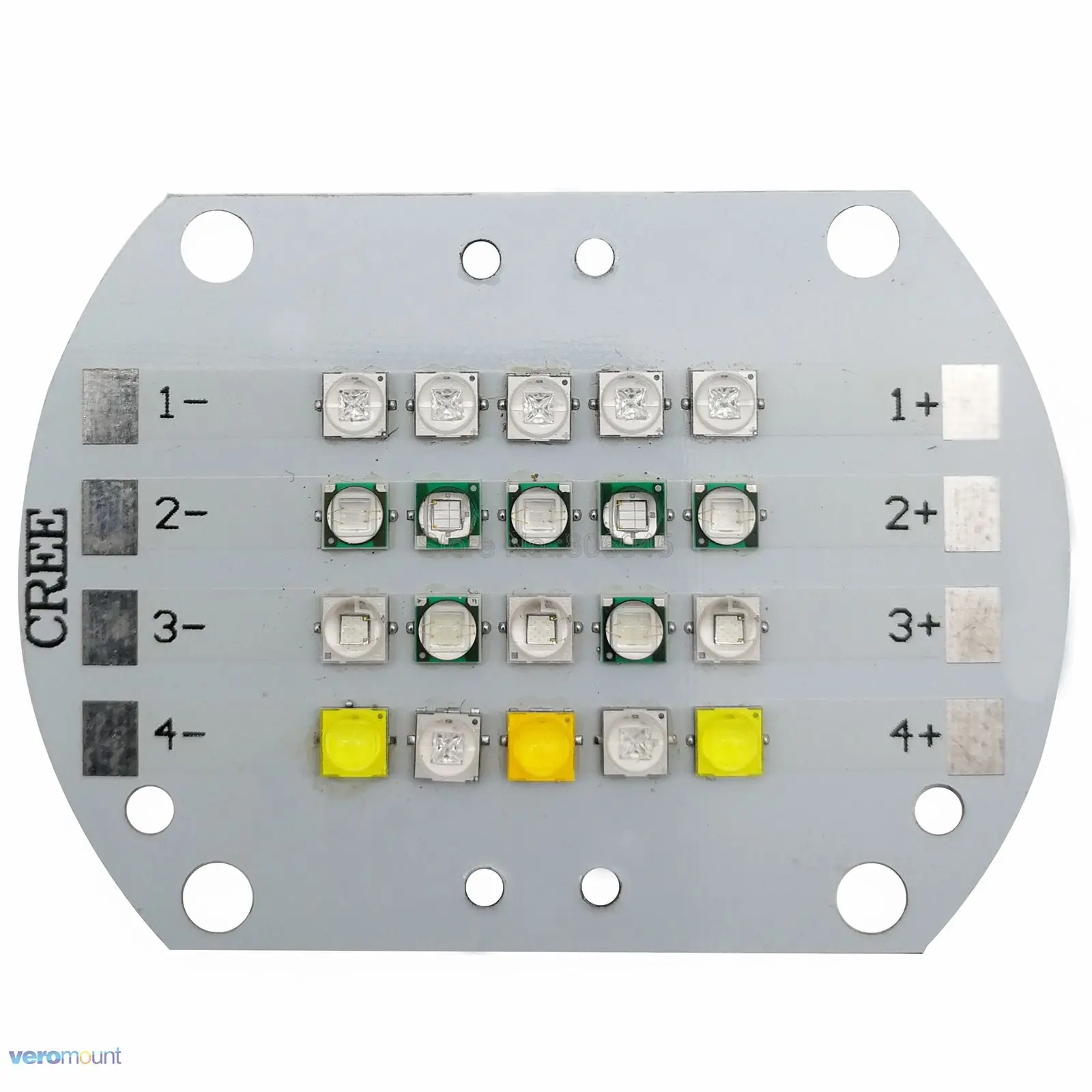 4 канальный светодиодный светильник Cree XTE XPG3 XPE2 + Epi s DIY Светодиодная лампа для