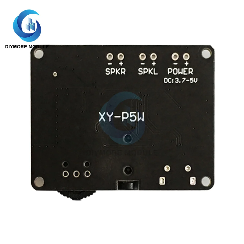 PAM8406 Bluetooth 5 0 усилитель доска DC 3 7 5V стерео аудио Вт + 2 канала с мм AUX Jack XY P5W для