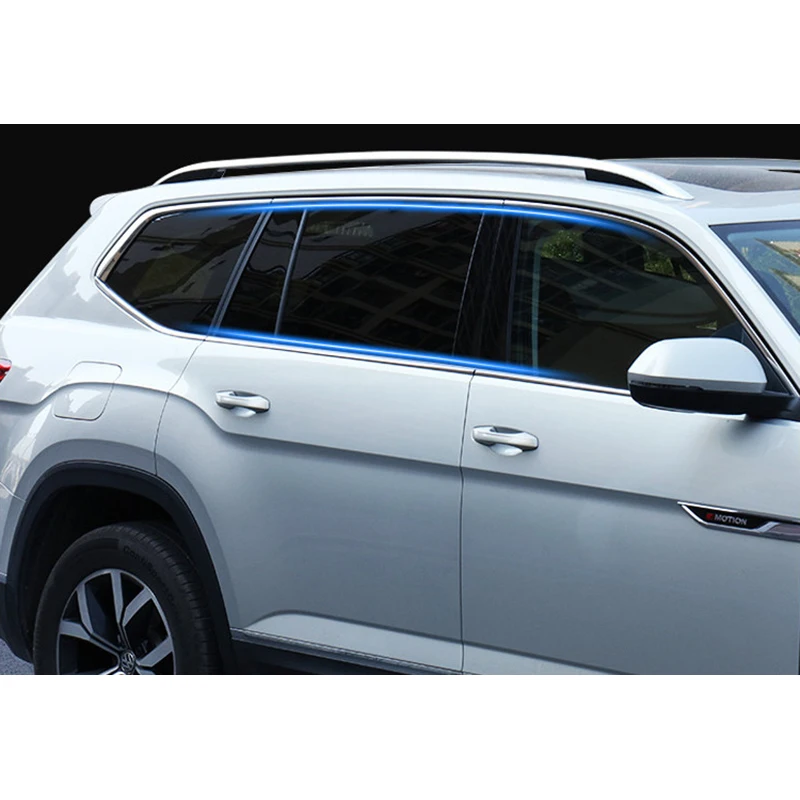 Lsrtw2017 для Volkswagen Atlas Teramont Vw окна автомобиля хромированная отделка салонные аксессуары