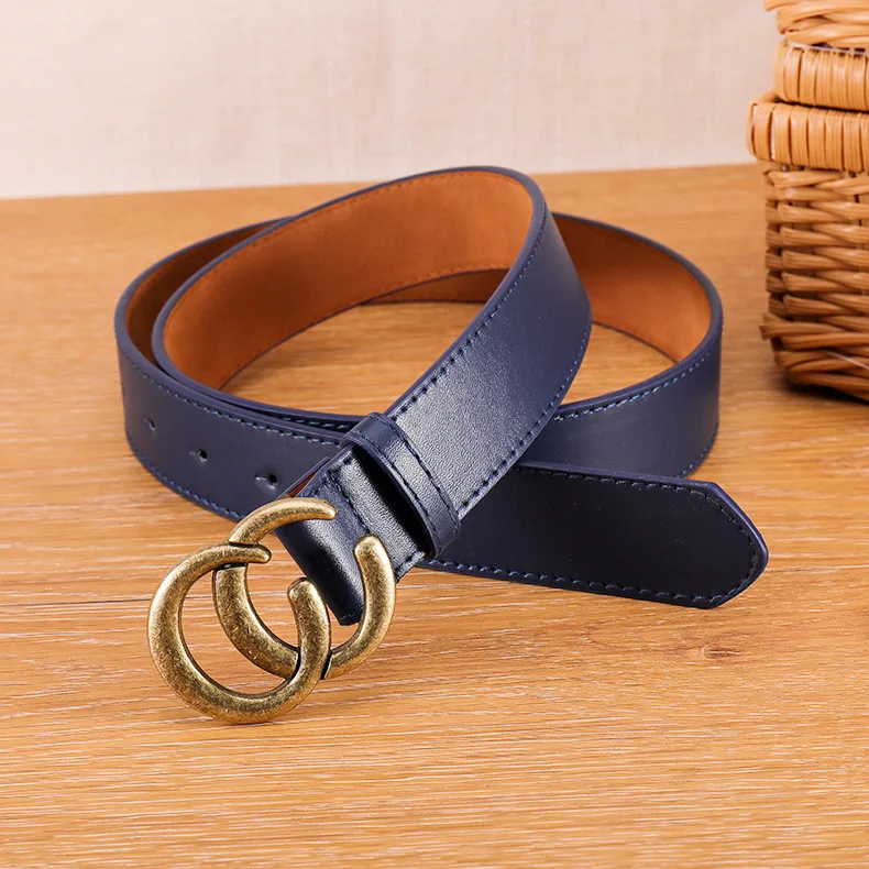 

2020 New Men's and Women's General Leisure All-match Belt Belt Belt Fine Matching Skirt Decoration Simple Trousers