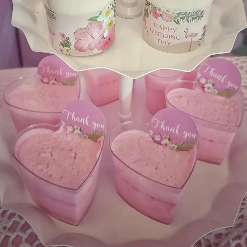 Одноразовые пластиковые формочки для десертов свадебной вечеринки | Дом и сад