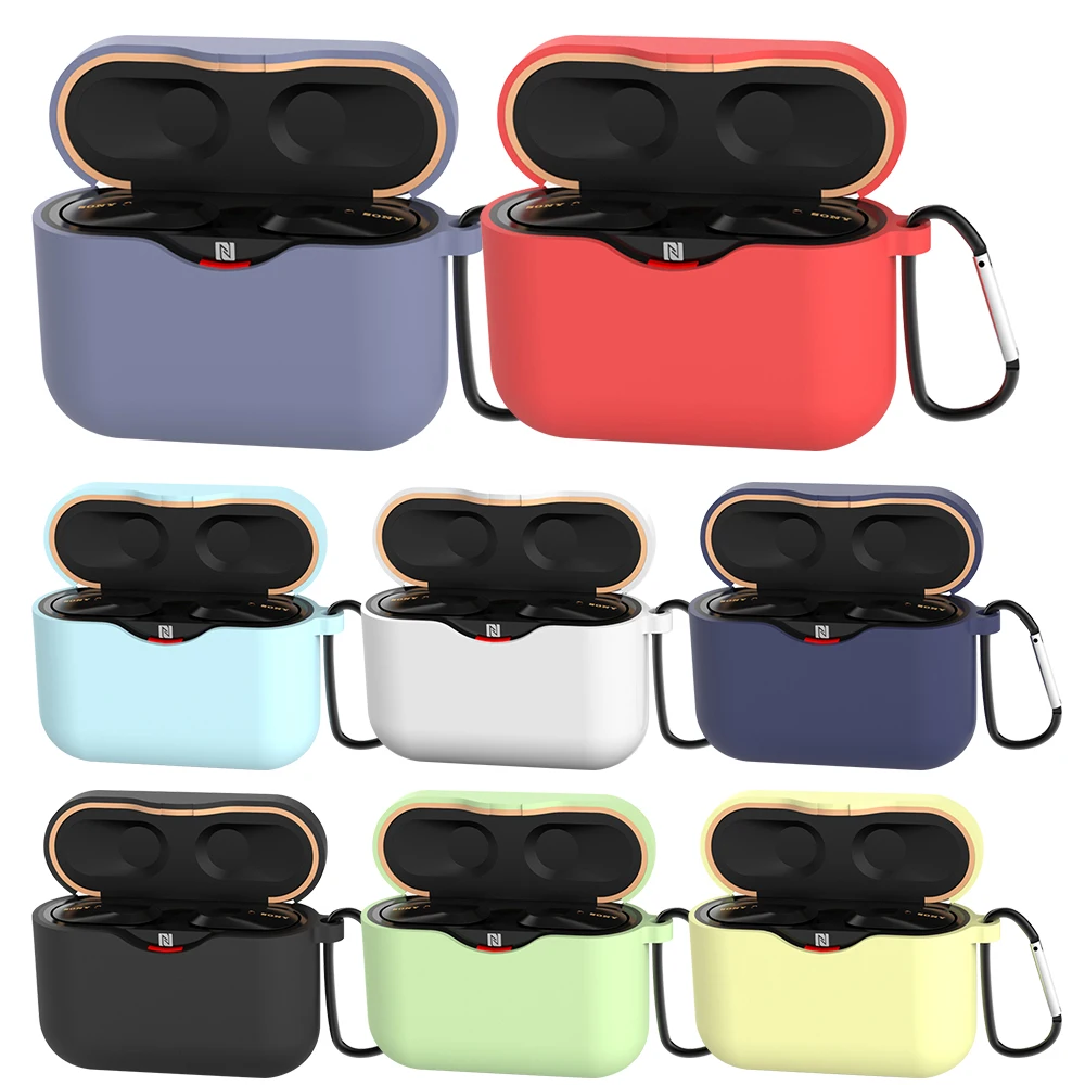 Мягкий силиконовый защитный чехол для наушников Sony WF 1000XM3 Bluetooth гарнитура