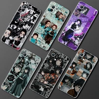 Anime Demon Slayer Case for Xiaomi Note Pro Lite Poco NFC Airbag Anti Sac Phone Shell Cover Capa Cas