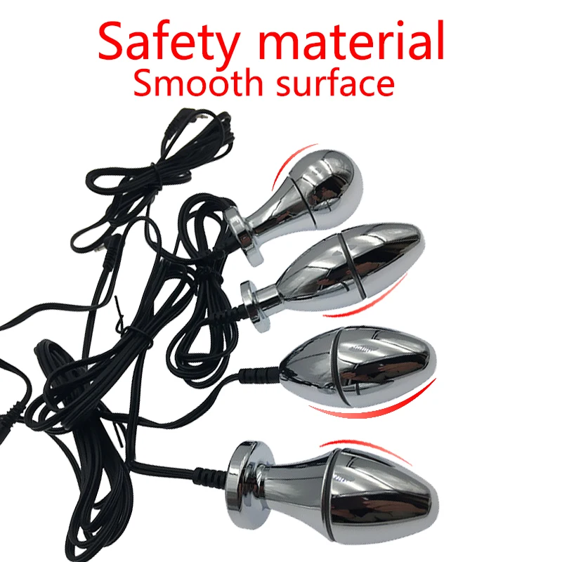 Анальный электрического импульса пробка для стимуляции БДСМ Электрический