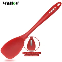 walfos silicone cooking spoon heat resistant non stick spatula pan turner shovel cake cream scraper cookware kitchen accessories