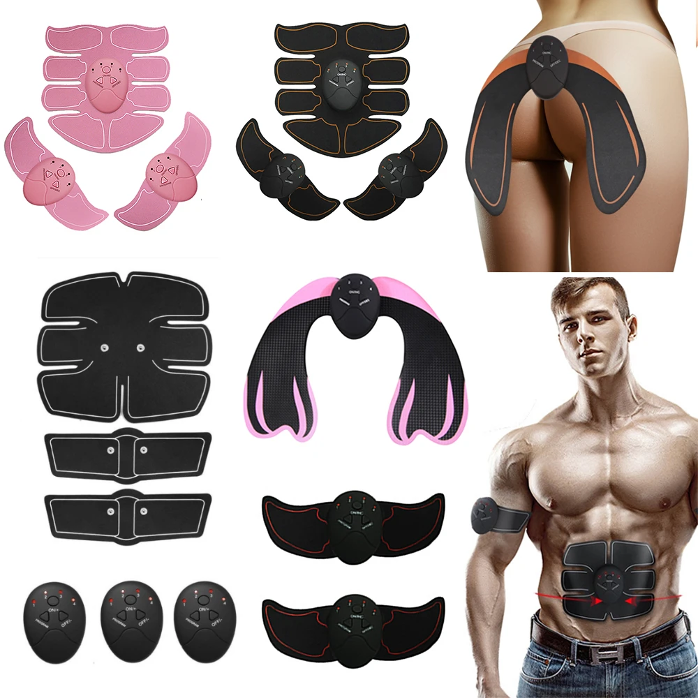 Тренажер для мышц живота электрический стимулятор EMS снижения веса тела фитнеса