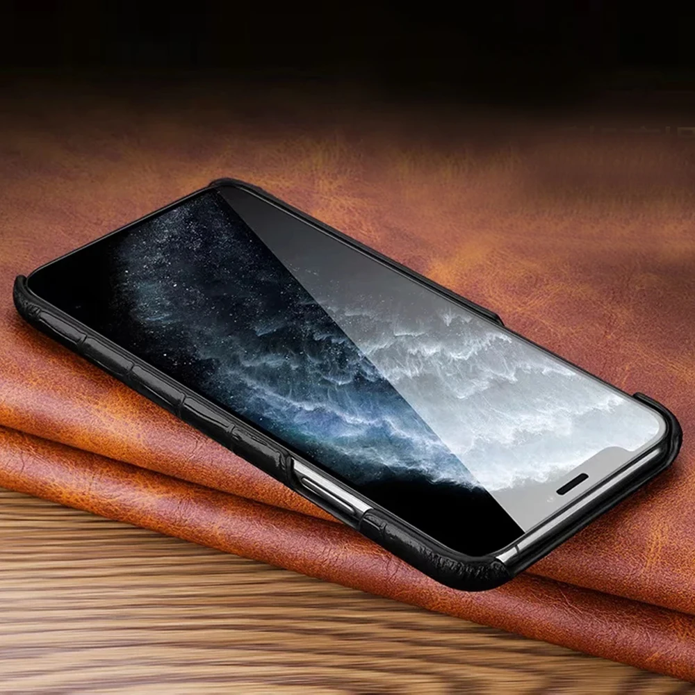 Ультратонкий чехол 11pro из натуральной кожи чехлы для телефонов iphone 11 pro max xs 7 8 plus 3D