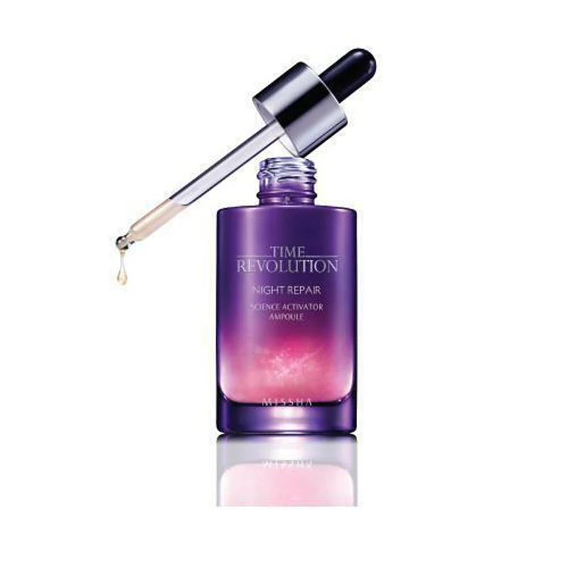MISSHA Time Revolution ночной ремонт ампулы Borabit 50 мл Сыворотка для лица отбеливающая против морщин увлажняющая лечебная эссенция