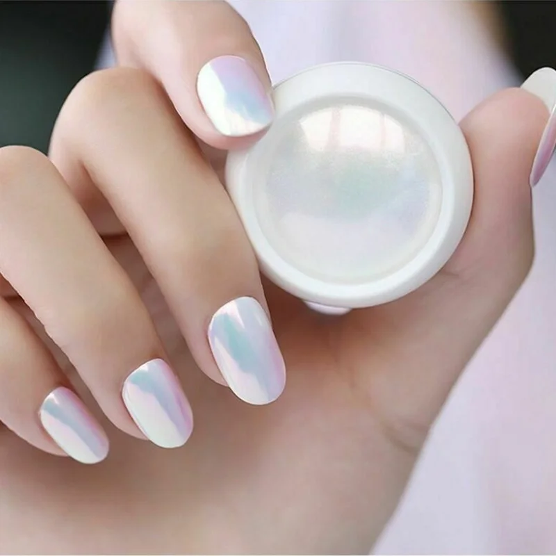 Хромированный перламутровый корпус для ногтей Блестящий пигмент порошок