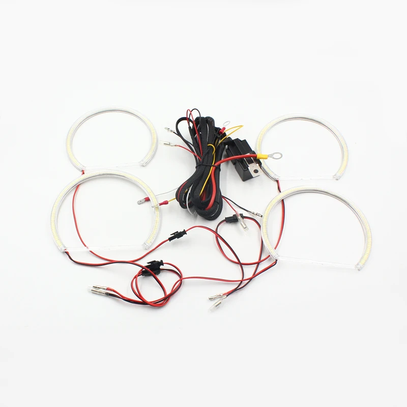 Rockeybright 4*131 мм e36 e38 e39 halo ring SMD комплект светодиодов глаза ангела 120smd Светодиодные
