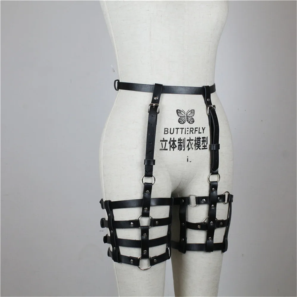 CKMORLS Sexy Bdsm Bondage Women Leather Harness Belt Garter Goth Chest Strap Sexy Sex Toys Lingerie Costumes Suspender Erotic