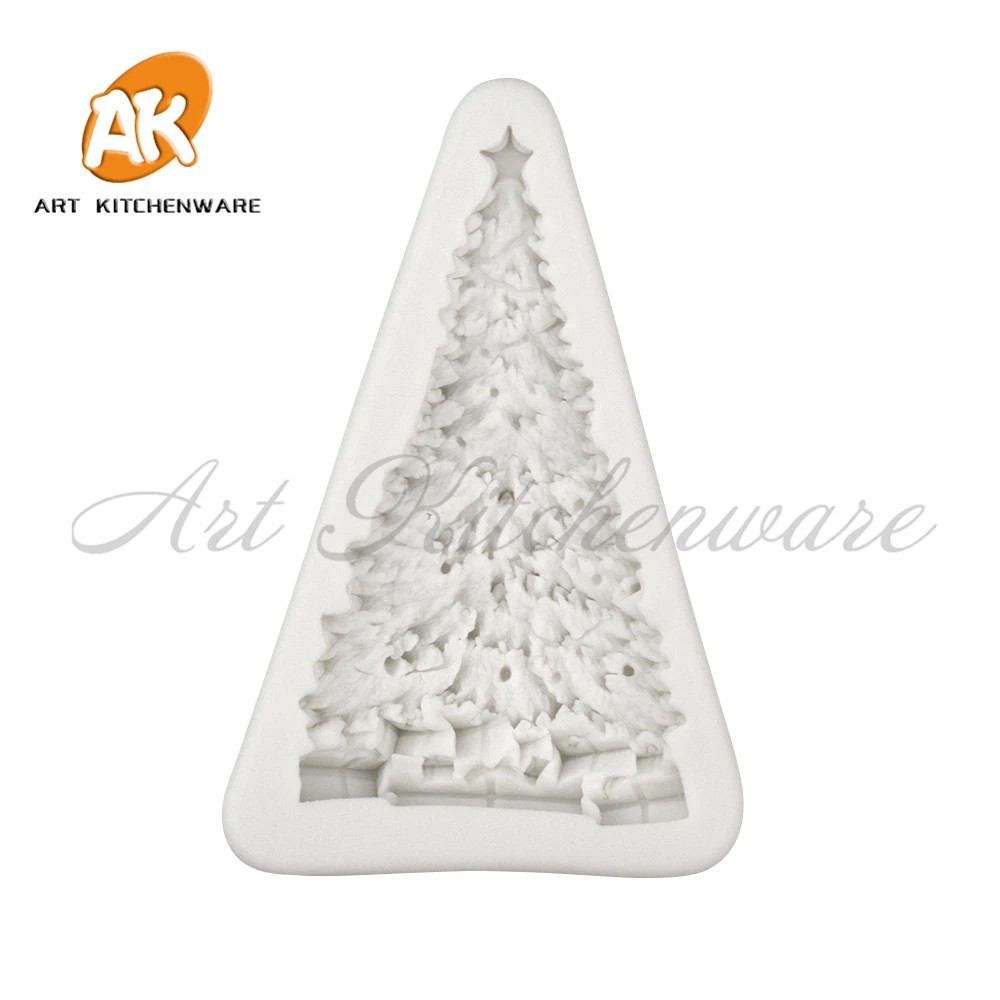 

Рождественская елка, силиконовая форма для торта, «сделай сам», форма для шоколада, мыла, помадки, инструмент для украшения торта, кухонные и...