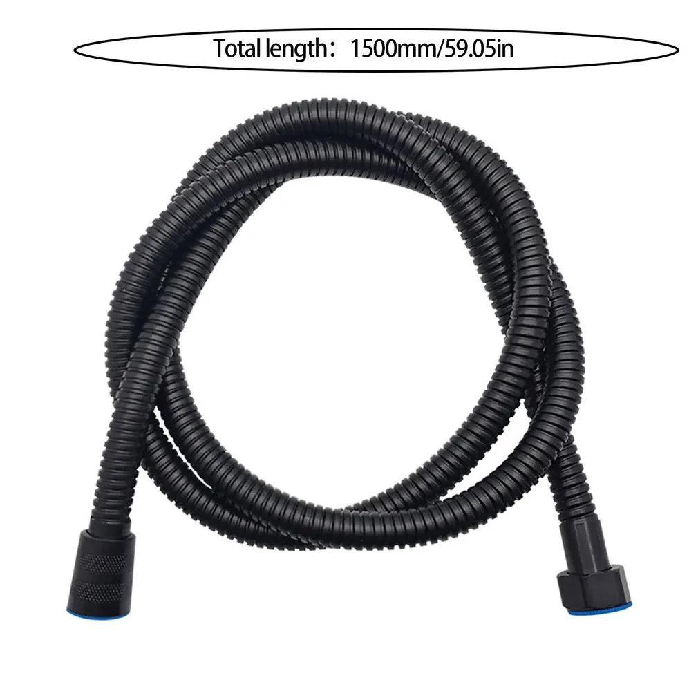 

Stainless Steel Shower Hose Bathroom Shower Head Accessories Household Explosion-Proof Spring Shower Telescopic Hose