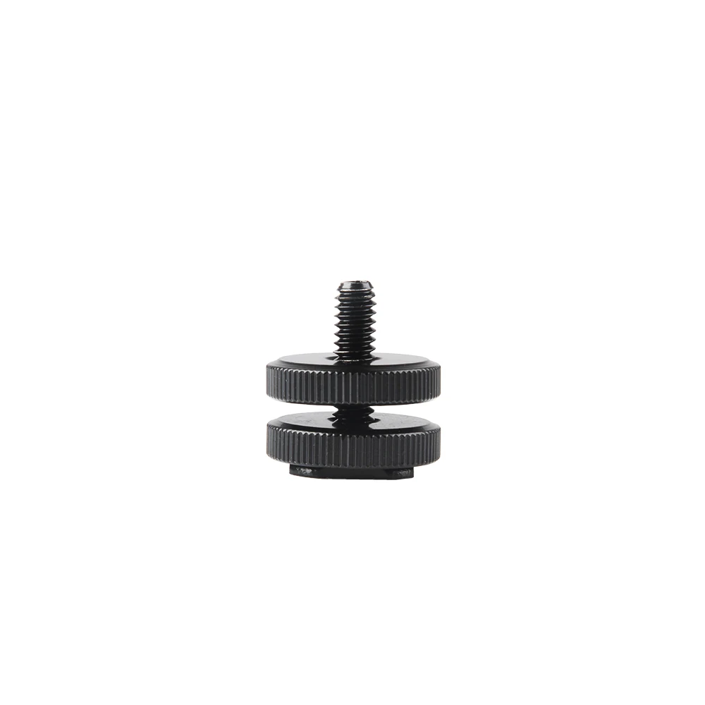 Viltrox Pro 1/4 &quotдвойные гайки винт с резьбой для крепления на штативе Black To Flash Hot Shoe