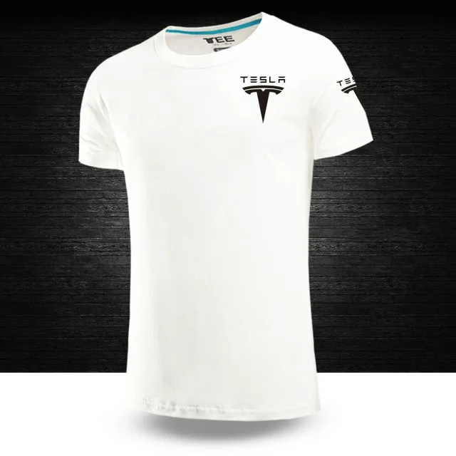 

Cotton T Shirt Men Summer New short Sleeve Tesla T-Shirt Men Fashion Tops
