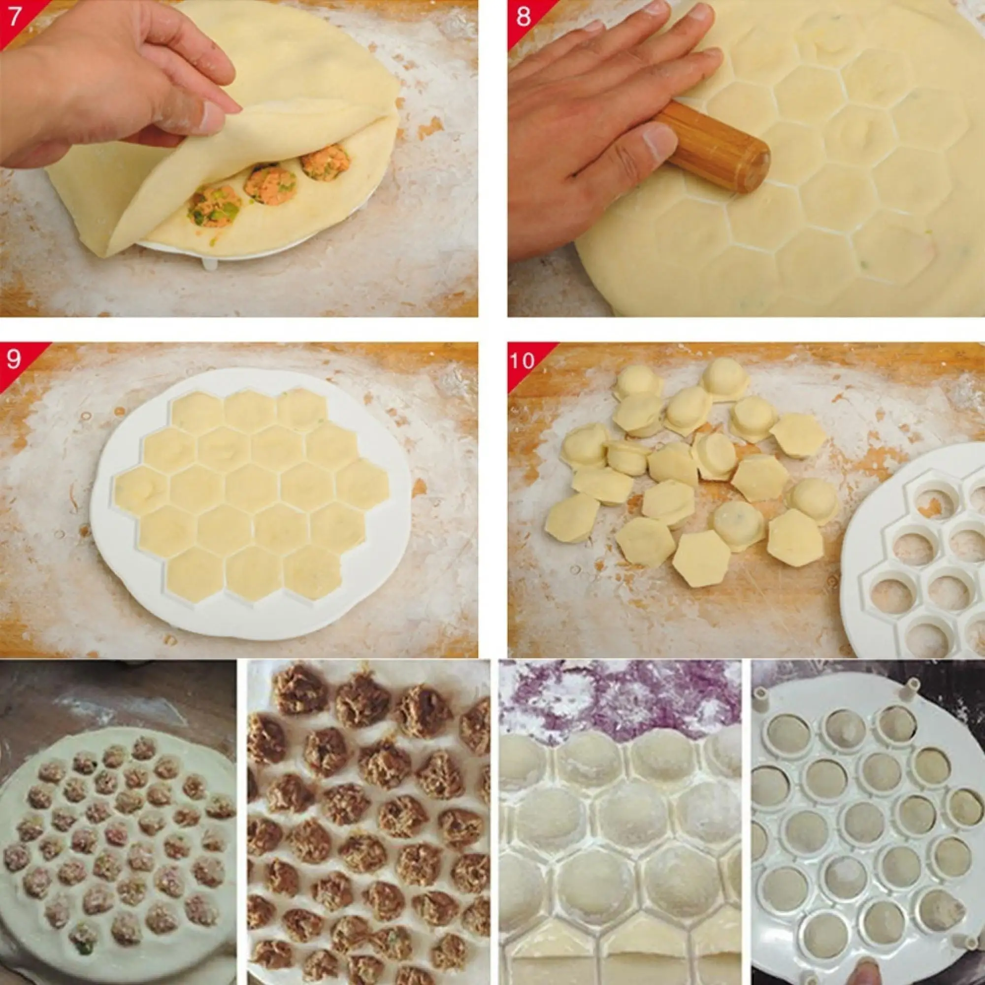 

1Pc Dumpling Mold Maker Kitchen Dough Press Ravioli Making Mould DIY Maker