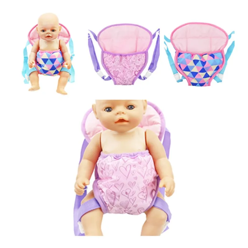 Новорожденный 18 дюймов 43 см кукла одежда спальный мешок рюкзак сумка единорог