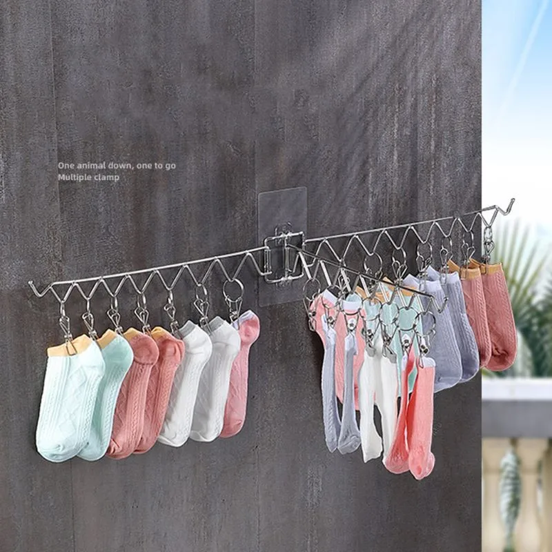 Складная настенная вешалка для одежды из нержавеющей стали вращающиеся
