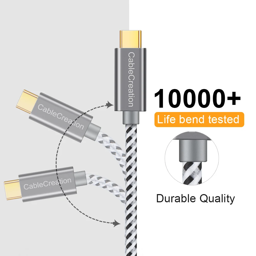 Кабель CableCreation USB Type-C плетеный кабель C-USB 2 0 A Для Huawei P30 P40 Pro Mate Samsung S21 Xiaomi 11 |