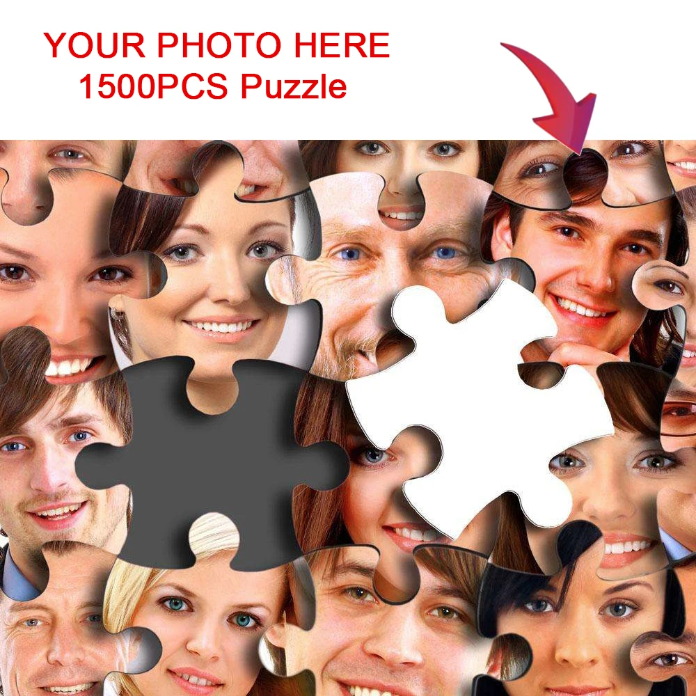 Пазл для фотографий на заказ 1500 штук деревянный пазл с собственным изображением