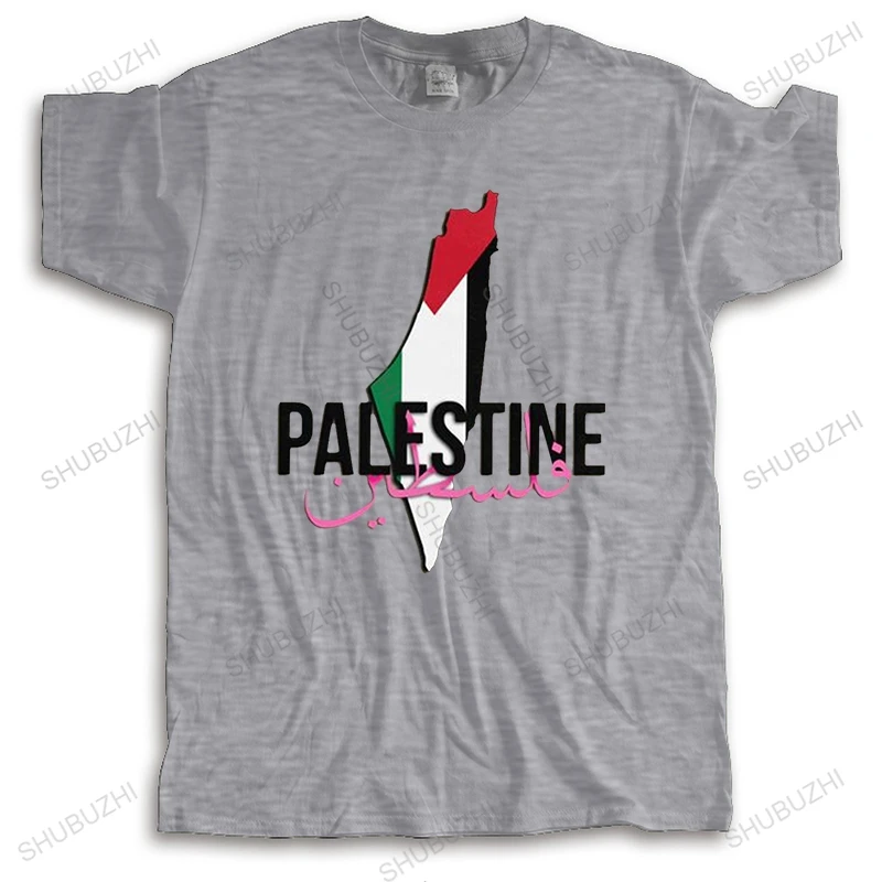 

Fashion Palestine T Shirt Men Short Sleeved Palestinian Pride T-shirt Summer Tee Tops Cotton Regular Fit Tshirts Merchandise