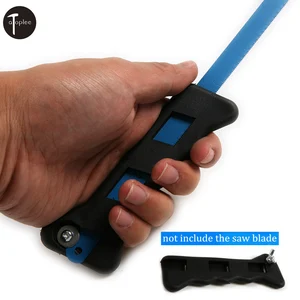 Регулируемая ручка для ручной пилы, 1 шт., многофункциональная пластиковая мини-карманная ручка для пилы, 120x3,5 мм, для пильных полотен 300 мм