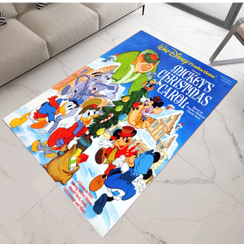 

3D рождественские украшения, ковры Микки для гостиной, большой ковер для спальни, Современный домашний декор для гостиной, коврик