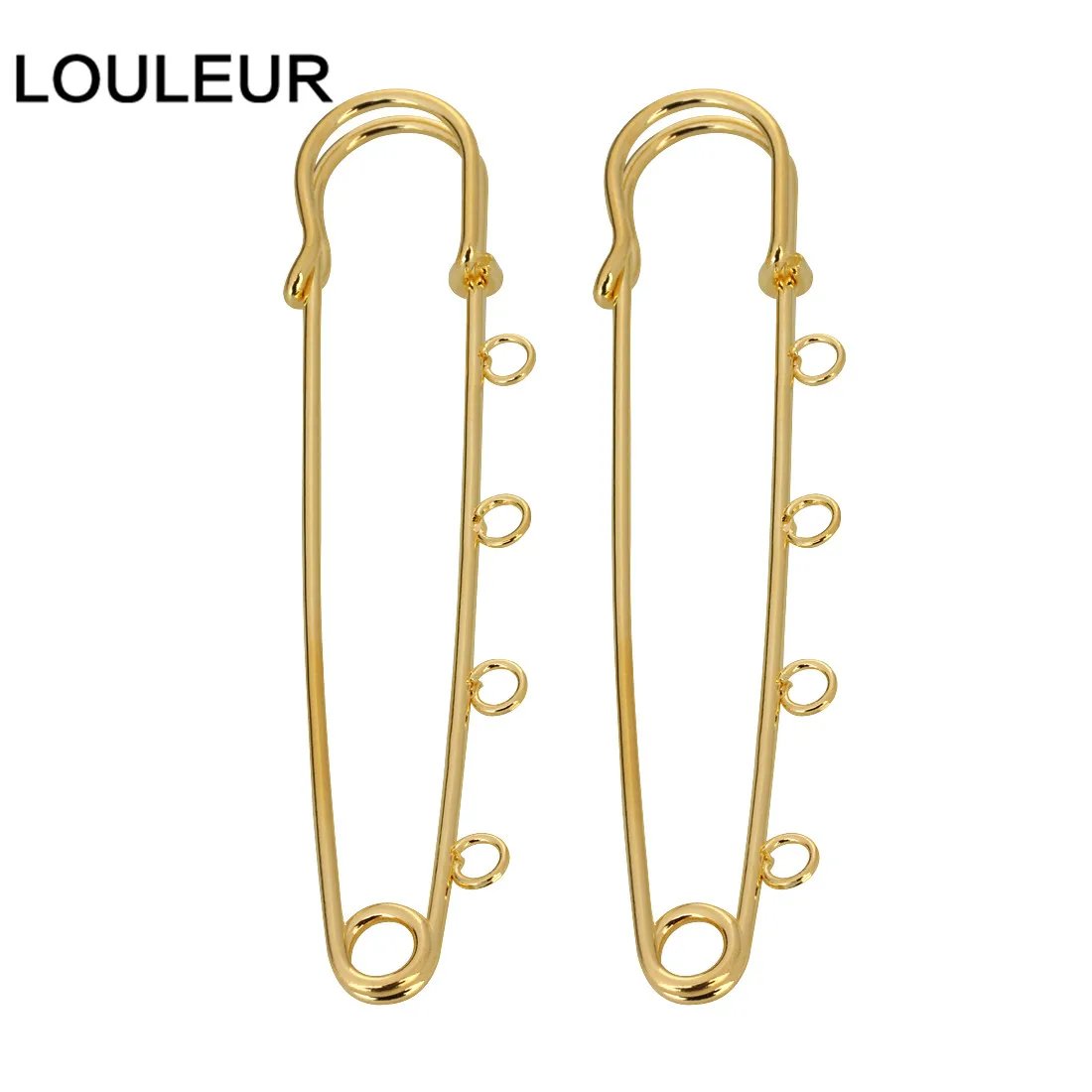 LOULEUR 10 шт./лот 21x90 мм большие длинные свадебные безопасные булавки для броши иглы для женщин DIY брошь булавки ювелирных изделий