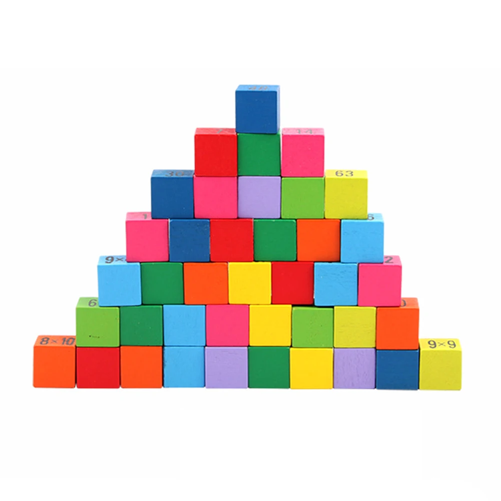 

Arithmetic Toy Montessori Educational Wooden Toys Baby Toys 99 Multiplication Table Math Arithmetic Teaching Aids Building Block