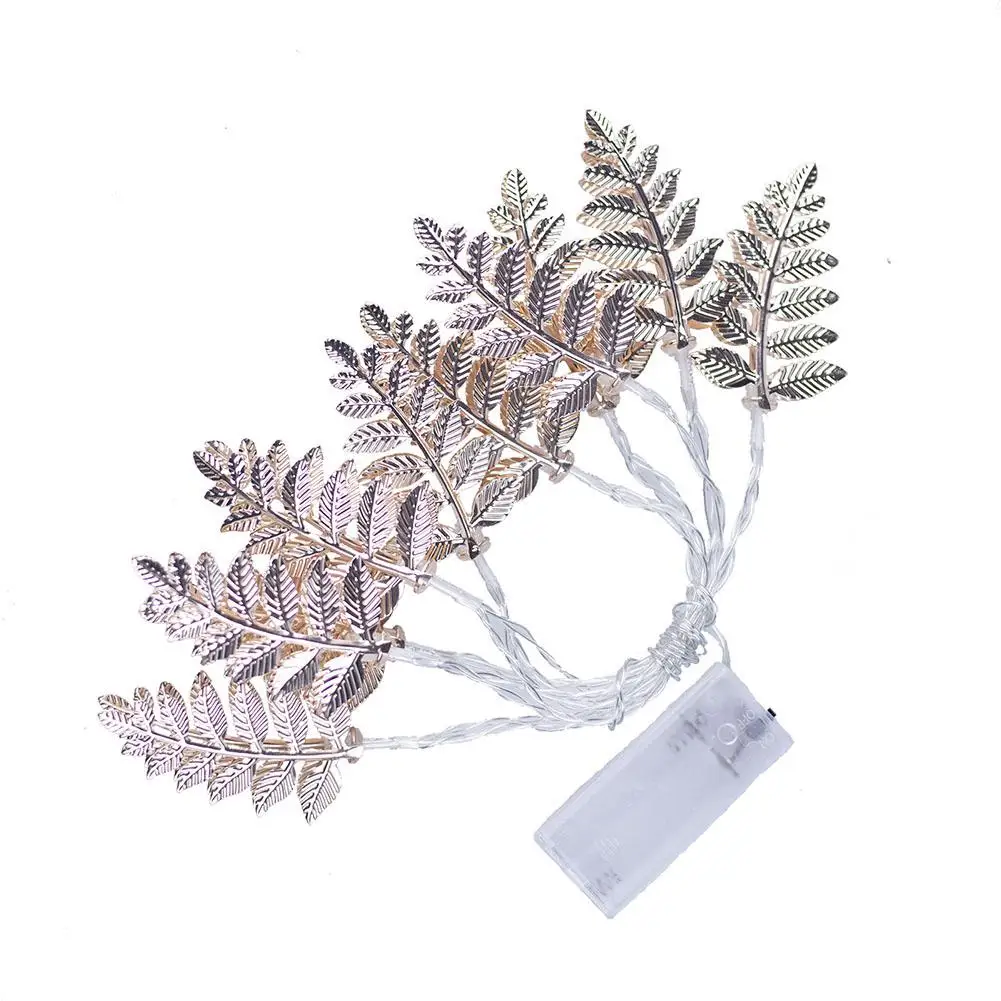 1 5 м 10 светодиодов розовое золото железный лист батарейный блок лампа теплый