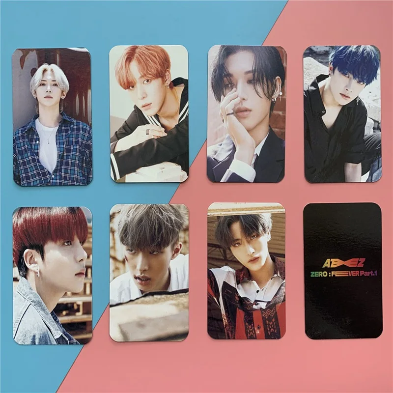8PCS/Set Kpop New Album ZERO: FEVER PART.1 Photo Cards LOMO Arrivals For Fans Gift | Канцтовары для офиса и дома