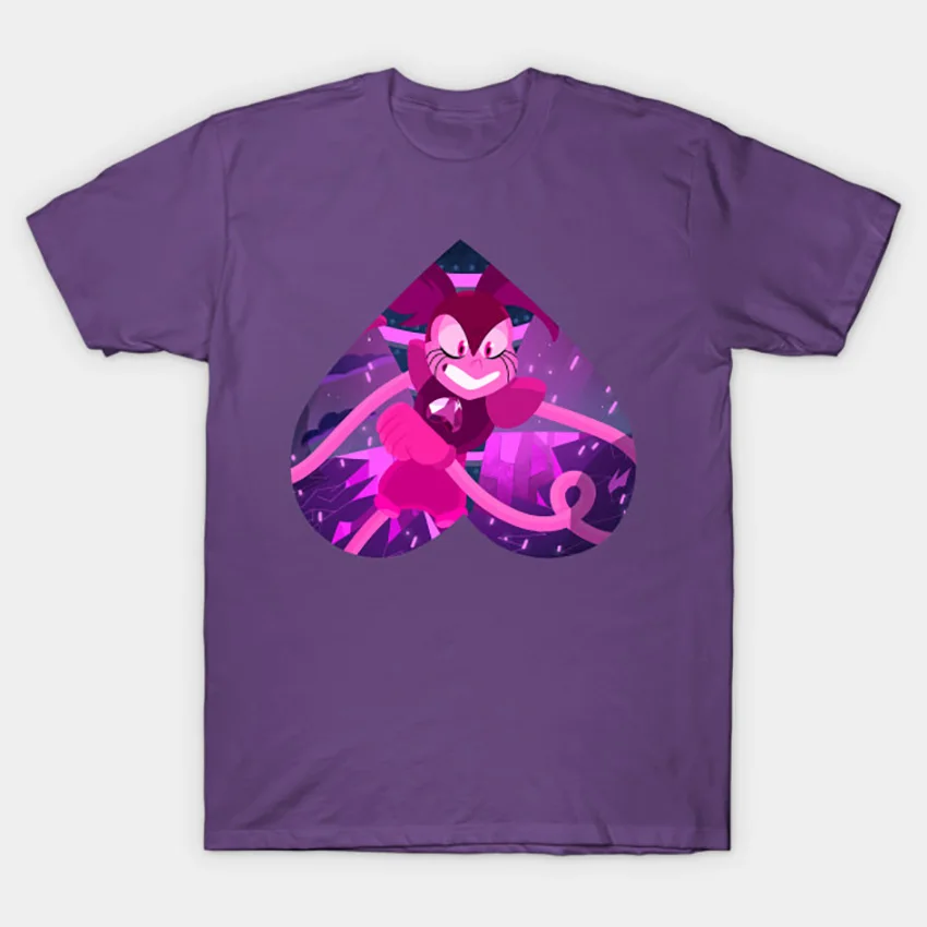 Spinel SU Movie футболка Steven Universe Футболка розовый бриллиант розовый кварц steven universe фильм Кристалл драгоценные камни шпинель