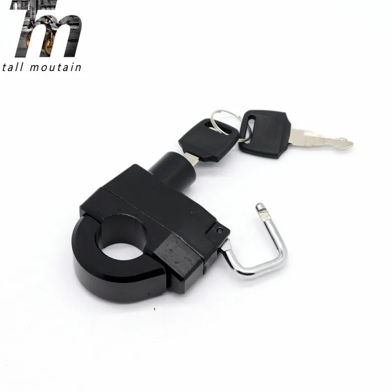 Motorcycle/ Motorbike/ Sports bicycle / Exercise bicycle Helmet Lock Bar Clamp Universal For 22mm 7/8
