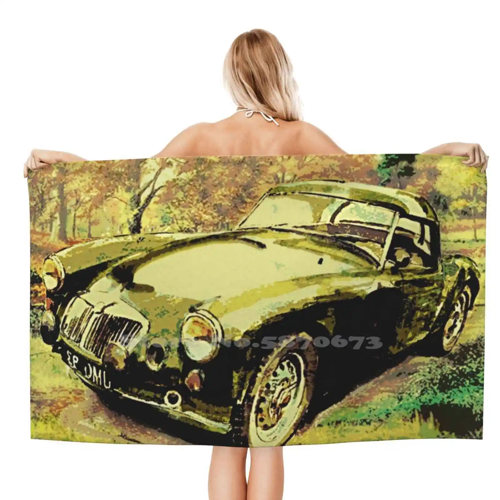 Mg Traveler печатная мочалка искусственная ткань Mga Coupe британский спорт ралли