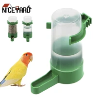 10pcslot bird water drinker feeder bird feeders automatic drinking fountain waterer with clip pet bird supplies dispenser