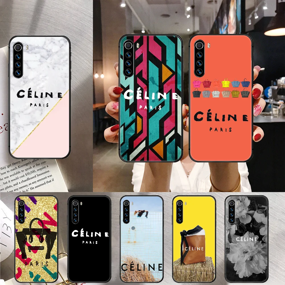 Французский CELINES люксовый бренд чехол для телефона Xiaomi Redmi Note 7 7A 8 8T 9 9S 9A 10 K30 Pro Ultra