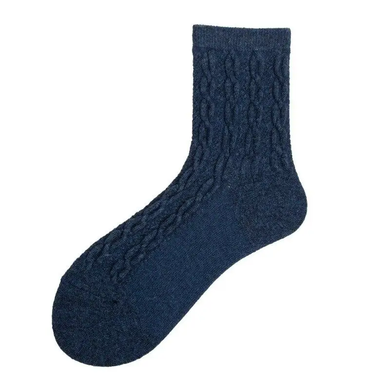 

Clearance Sale Thermal Wool Socks Winter Thicken Warmer Long Socks Solid Japanese Kawaii Cute Christmas Socks for New Year Gifts