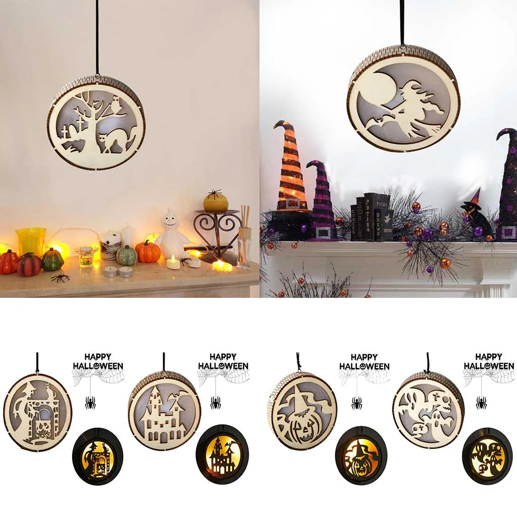 Новинка 2019 декор для Хэллоуина светодиодсветильник лампа Волшебная ведьма