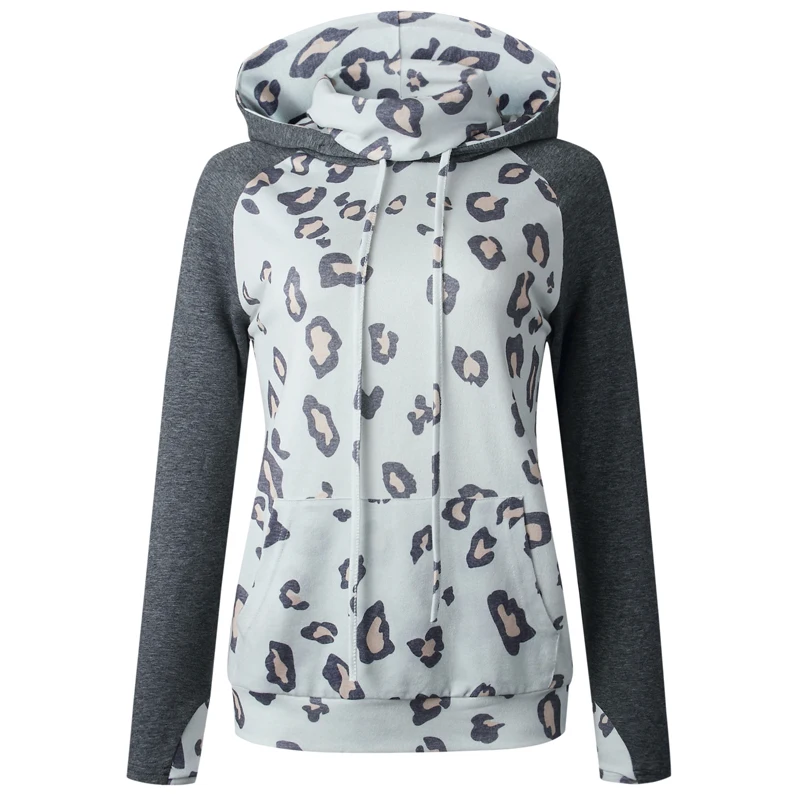 Женская толстовка с капюшоном Lossky осенне-зимний плотный теплый пуловер