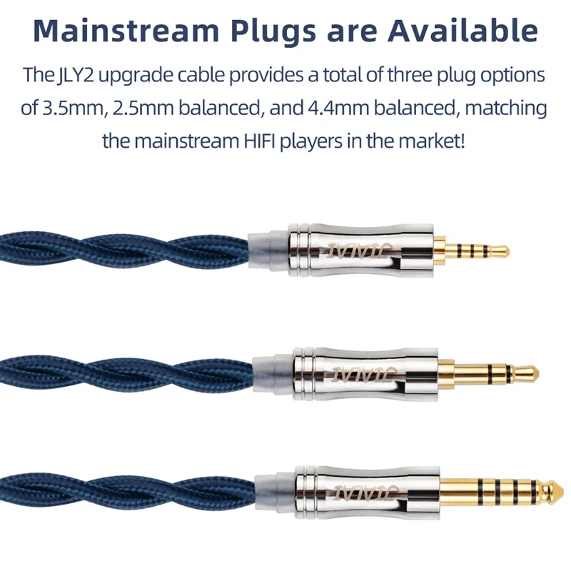 Кабель NiceHCK JIALAI JLY2 Hi-Fi для наушников IEM обновленный полипропиленовый