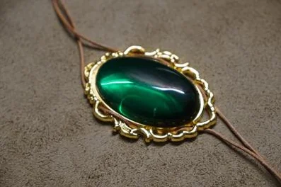 Аниме фиолетовый Evergarden Cospaly аксессуары ожерелье подвеска зеленые ювелирные